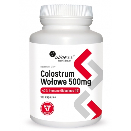 Colostrum Wołowe IG 40% 500 mg x 100 kaps